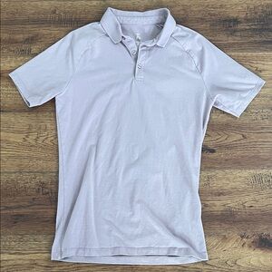 Tailored Athlete: Men's Light Purple Polo Shirt. Size: Medium